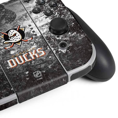 NHL Anaheim Ducks Iced Nintendo Switch OLED (2021) Skin